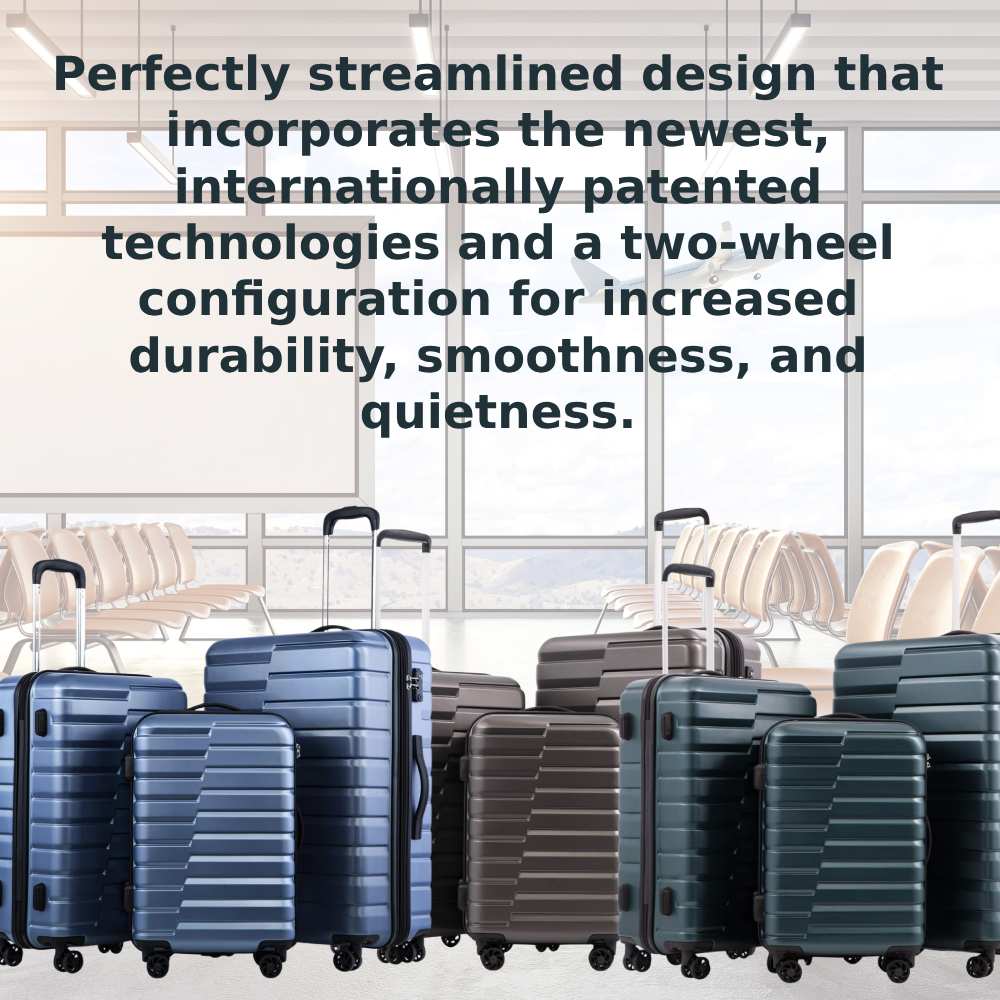 Hard Shell Luggage Sets (Gray): image 6